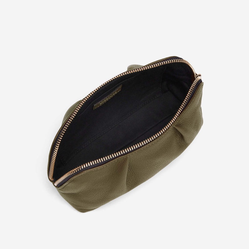 Demellier The Portofino Makeup Bags Olive | USA 268951-YIL