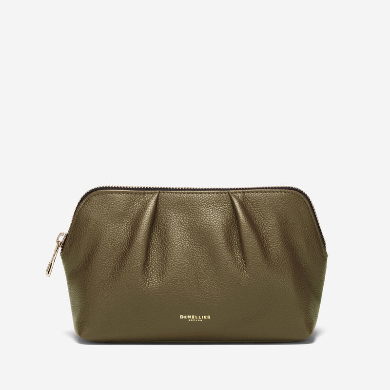 Demellier The Portofino Makeup Bags Olive | USA 268951-YIL