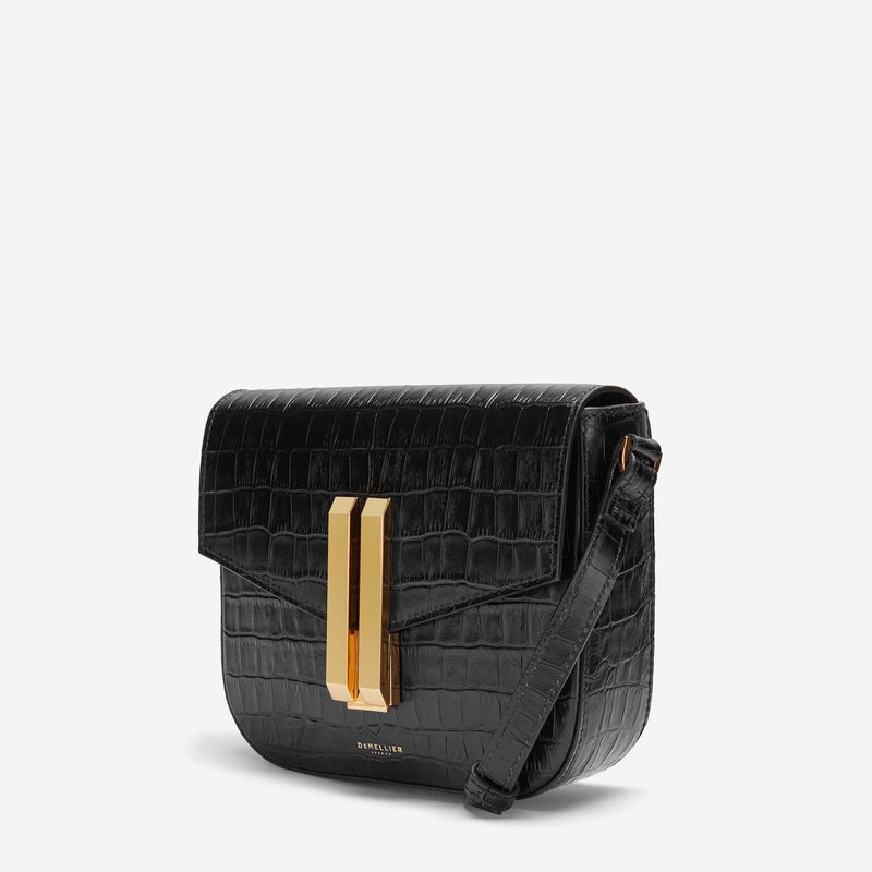 Demellier The Small Vancouver Crossbody Bags Black | USA 301642-FGV