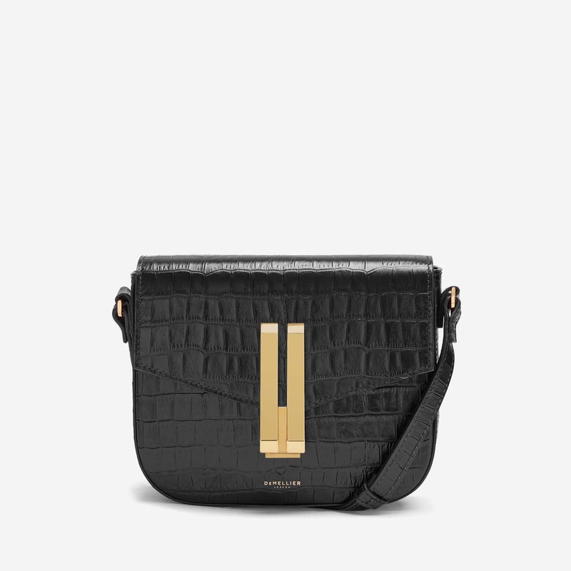 Demellier The Small Vancouver Crossbody Bags Black | USA 301642-FGV