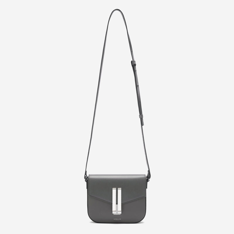 Demellier The Small Vancouver x Anny Fan Crossbody Bags Dark Grey | USA 738450-AYS