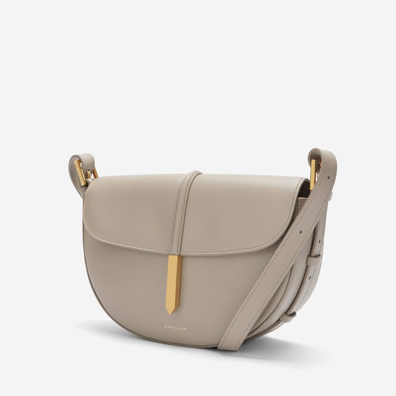 Demellier The Tokyo Saddle Crossbody Bags Beige | USA 682510-UKS