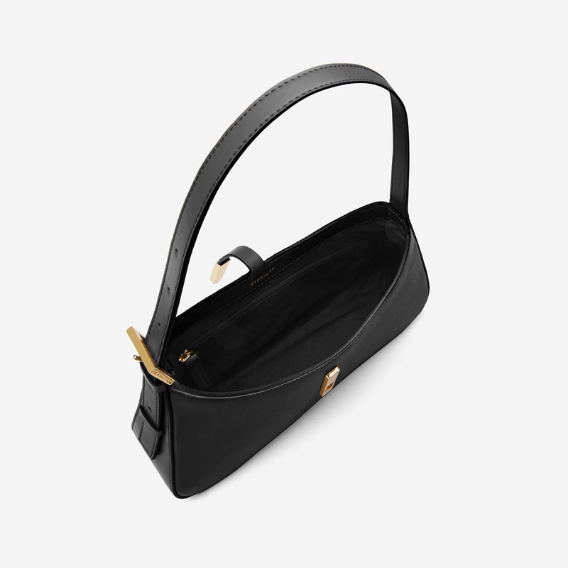 Demellier The Tokyo Shoulder Bags Black | USA 012649-PMT