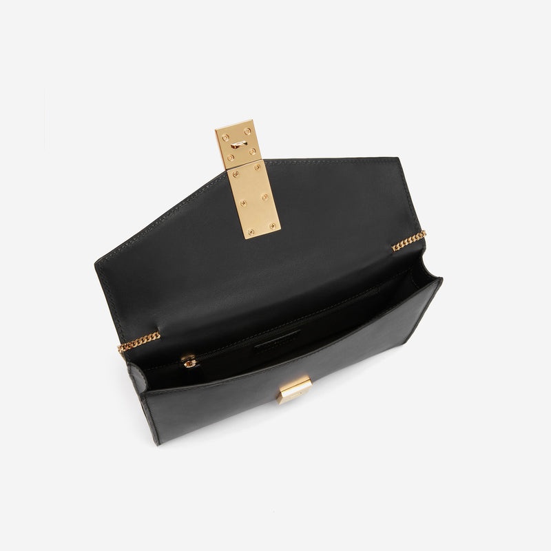 Demellier The Vancouver Clutch Shoulder Bags Black | USA 246301-ORI