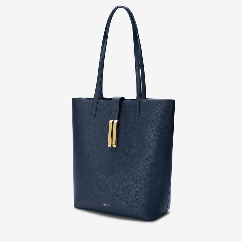 Demellier The Vancouver Tote Work Bags Navy | USA 523798-UOT