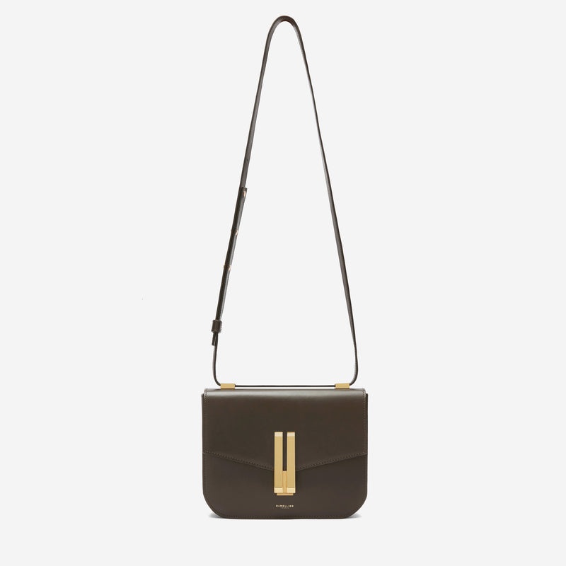 Demellier The Vancouver x Kelsey Merritt Crossbody Bags Coffee | USA 763548-KLA